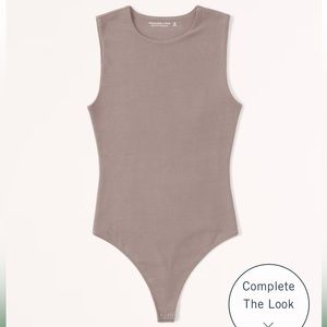 Abercrombie Cotton Seamless Tank Bodysuit Size XL NEVER WORN